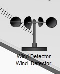 работающий детектор ветра